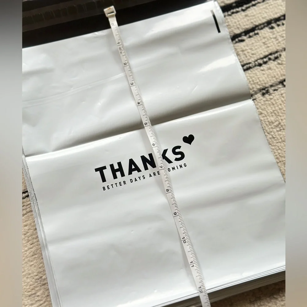 White 100PCS *Poly Mailers 9.75x12.25 Inch.